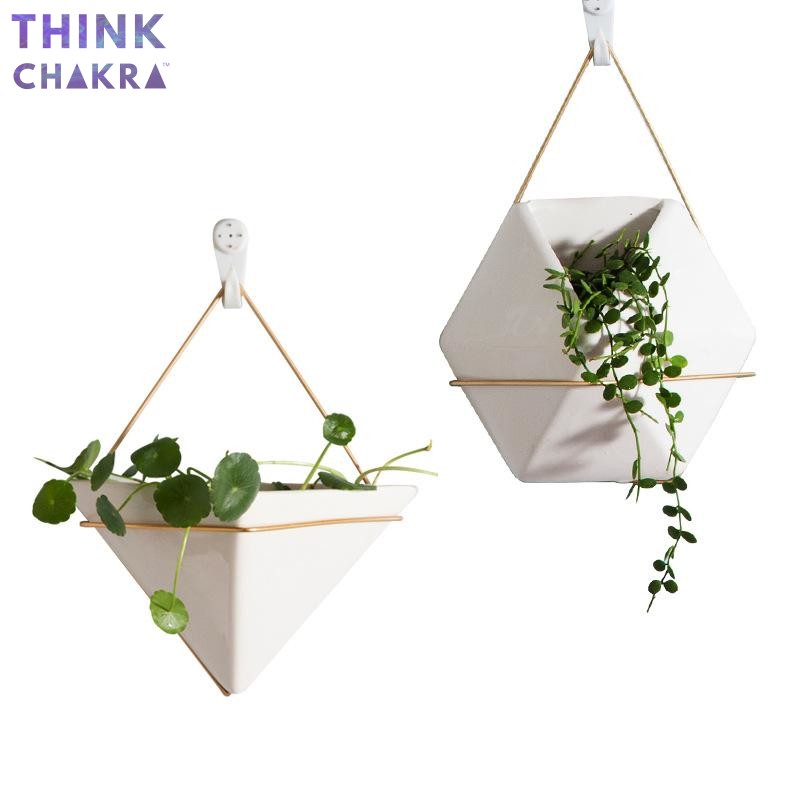 Nordic Ceramic Hanging Flowerpots